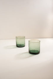 DRINKING GLASSES Lush Forest Green Cocktail Glass (Set Of 2)