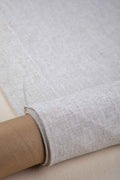 SOLID & TEXTURED UPHOLSTERY FABRICS Lustre Linen Ecru Solid Upholstery Fabric