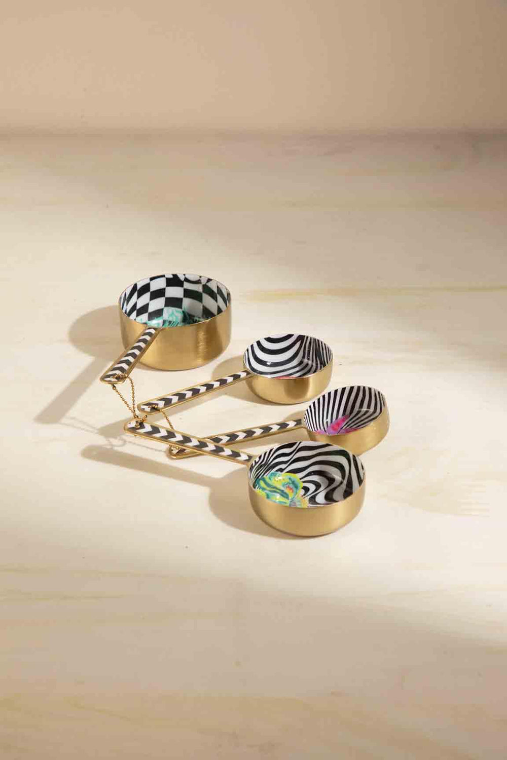 MEASURING CUPS & SPOONS Magic Blooms Steel Measuring Cup Set