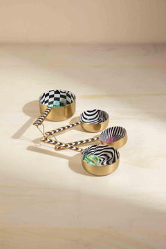 MEASURING CUPS & SPOONS Magic Blooms Steel Measuring Cup Set