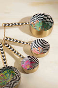 MEASURING CUPS & SPOONS Magic Blooms Steel Measuring Cup Set