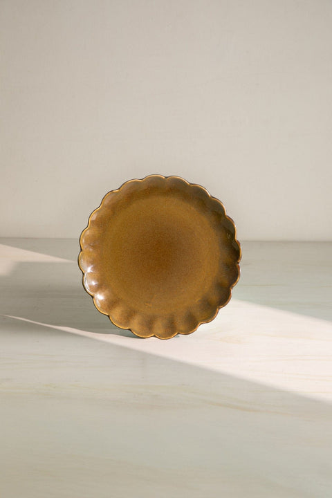 10000017849 MAGNOLIA DINNER PLATE OLIVE GREEN