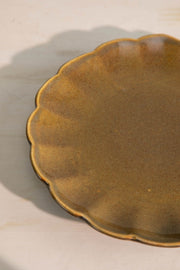 10000017849 MAGNOLIA DINNER PLATE OLIVE GREEN