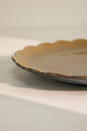 10000017849 MAGNOLIA DINNER PLATE OLIVE GREEN