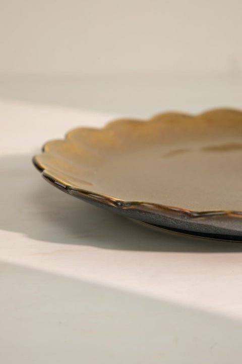 10000017849 MAGNOLIA DINNER PLATE OLIVE GREEN