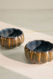 10000017853 MAGNOLIA FLOWER BOWL (SET OF 2) OLIVE GREEN