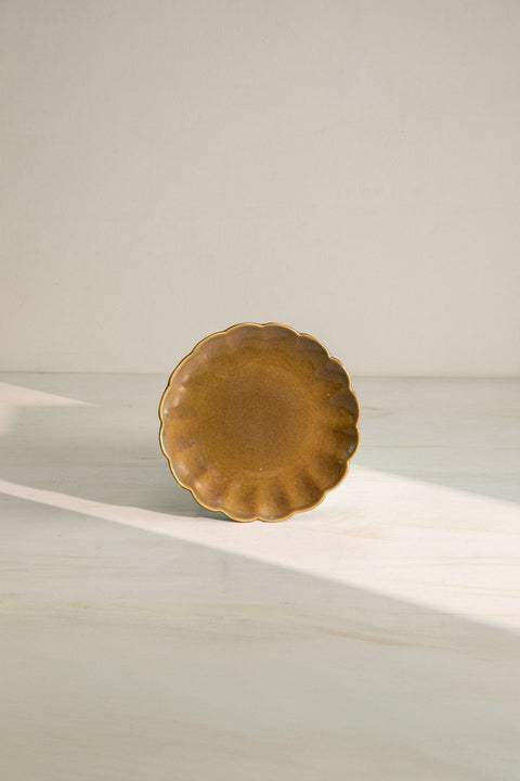 10000017850 MAGNOLIA SIDE PLATE OLIVE GREEN