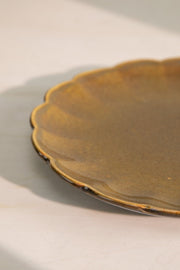 10000017850 MAGNOLIA SIDE PLATE OLIVE GREEN