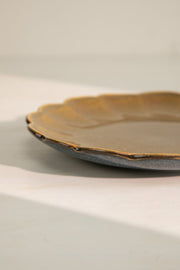 10000017850 MAGNOLIA SIDE PLATE OLIVE GREEN