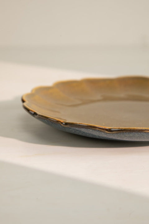 10000017850 MAGNOLIA SIDE PLATE OLIVE GREEN