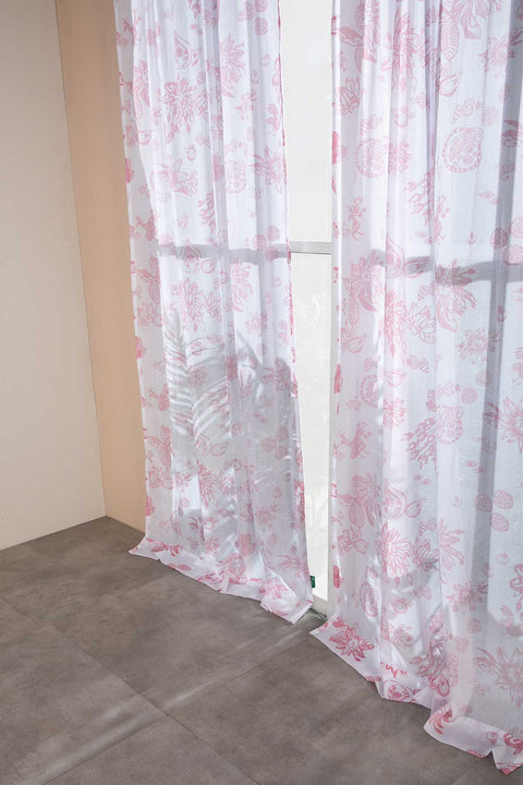 CURTAINS Mahua White Sheer Curtain