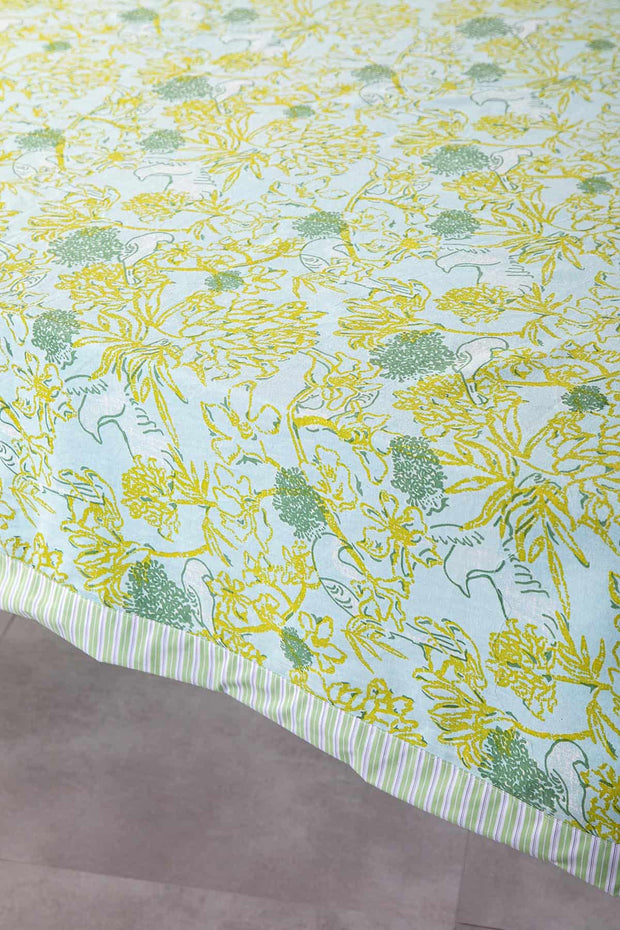TABLE COVERS Majuli Lime Green Table Cover