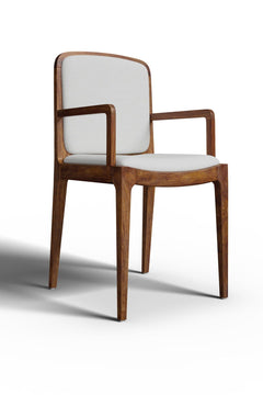 Malabar Upholstered Teak Wood Chair