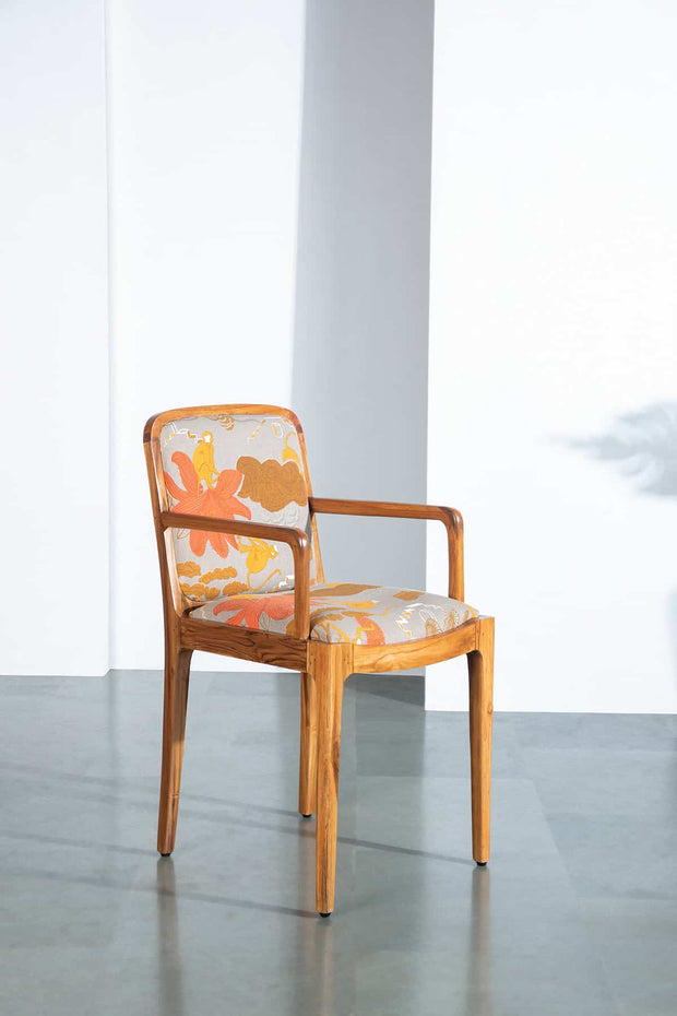 DINING CHAIRS Malabar Upholstered Teak Wood Chair