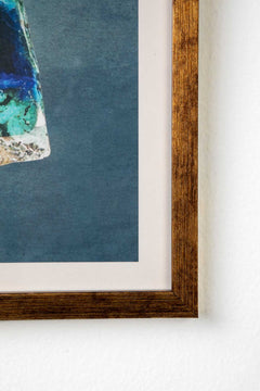 WALL ACCENTS Malachite Wave Wall Art (Emerald Green)