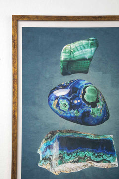 WALL ACCENTS Malachite Wave Wall Art (Emerald Green)
