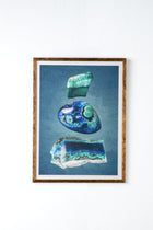 Malachite Wave Wall Art (Emerald Green)