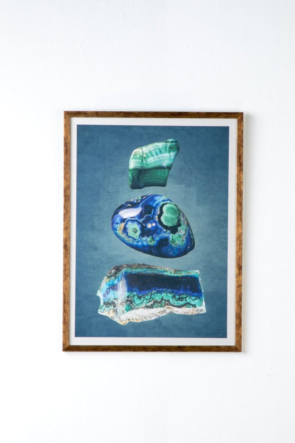 Malachite Wave Wall Art (Emerald Green)