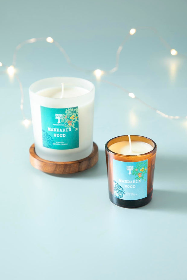SCENTED CANDLES Mandarin Wood Scented Candle