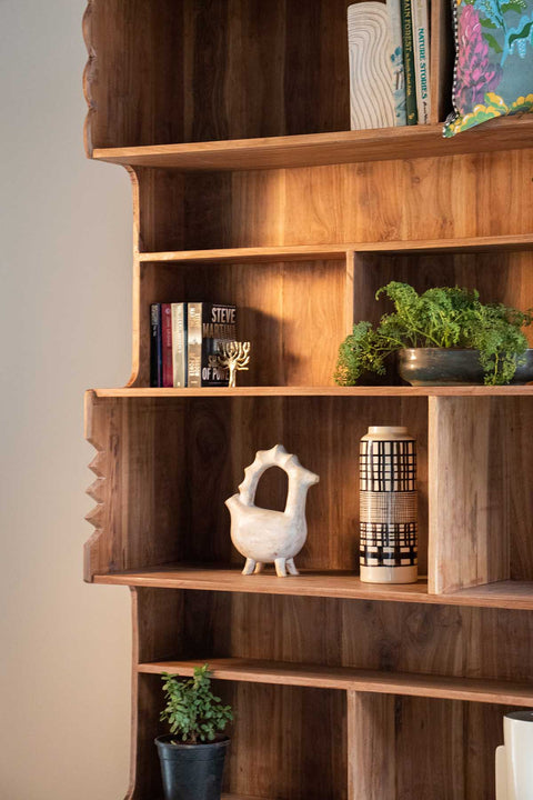 BOOKSHELVES Mandvi Recycled Wood Bookshelf