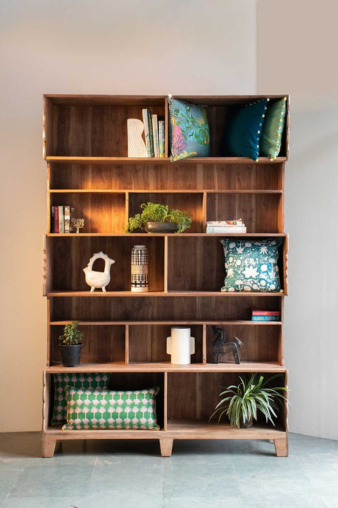 BOOKSHELVES Mandvi Recycled Wood Bookshelf