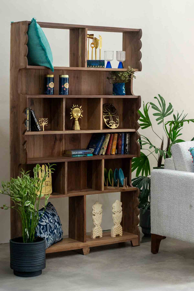 BOOKSHELVES Mandvi Recycled Wood Bookshelf