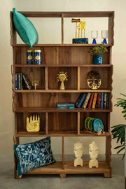 BOOKSHELVES Mandvi Recycled Wood Bookshelf