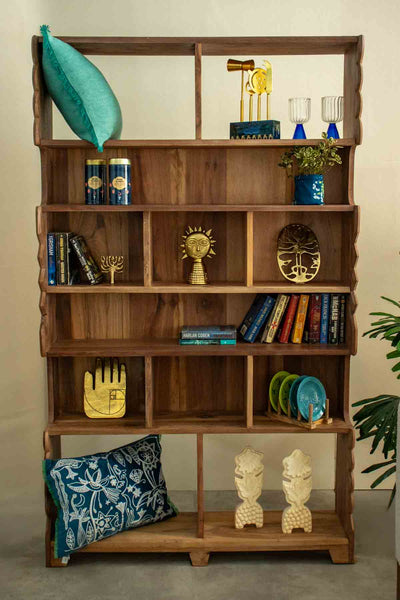 BOOKSHELVES Mandvi Recycled Wood Bookshelf