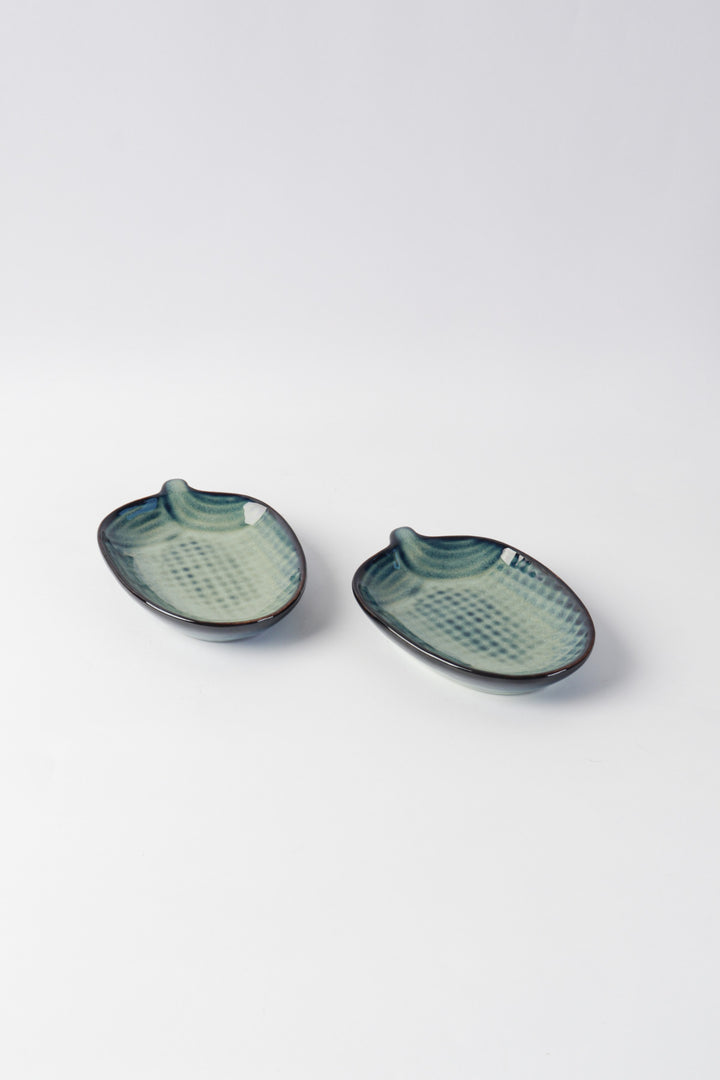 SNACK PLATES Mango Ceramic Small Plate (Set Of 2)