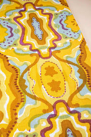 PRINT & PATTERN UPHOLSTERY FABRICS Mansara Printed Upholstery Fabric (Turmeric Yellow)