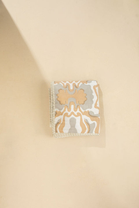 PRINT & PATTERN DOHARS Mansara Dohar (Beige Grey)