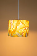 PENDANT LAMPS Mansara Large Drum Pendant (Turmeric Yellow)