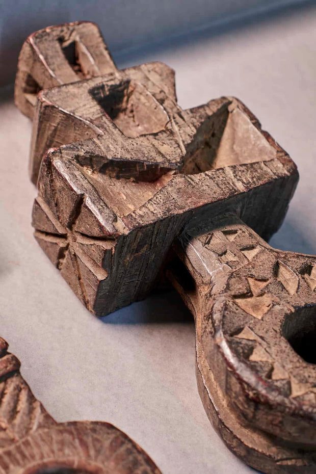 WALL ACCENTS Manthan Teak Wood Wall Decor