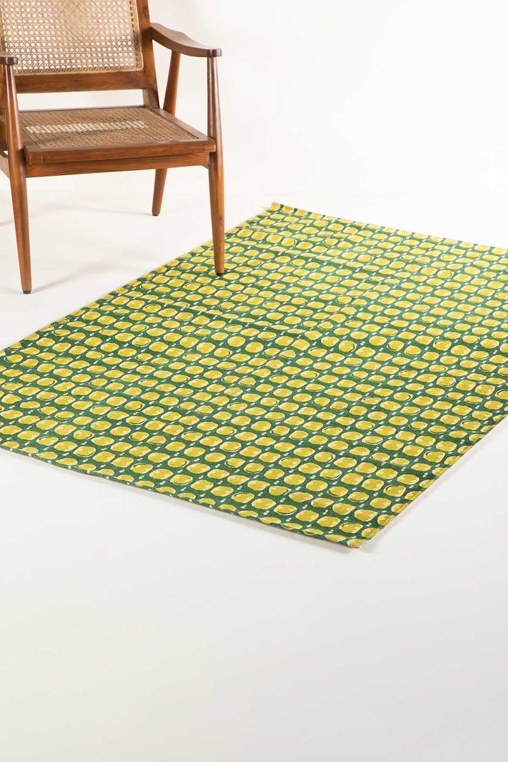 PRINT & PATTERN RUGS Marica Printed Rug (Green Pepper )
