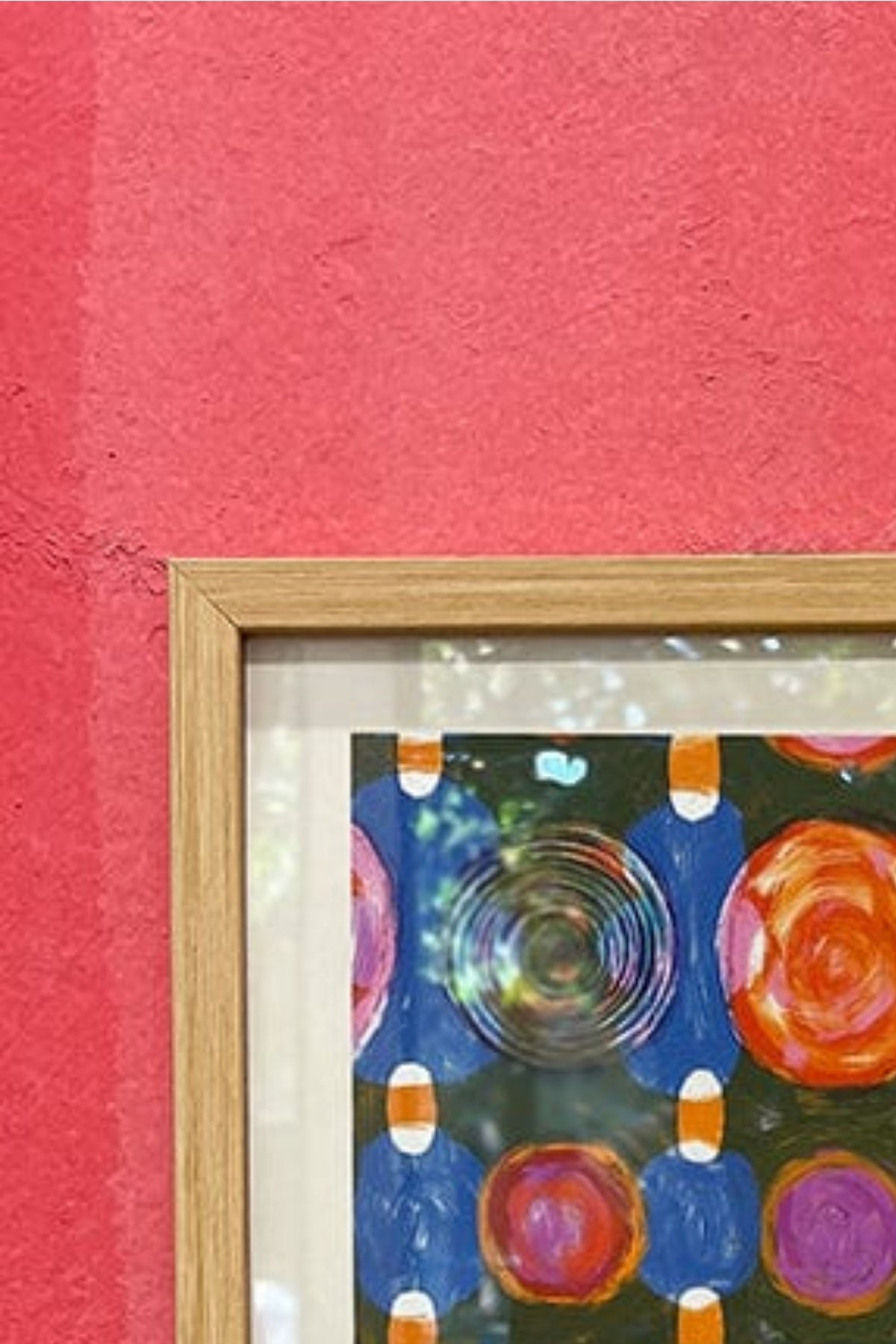 WALL ACCENTS Marica Graphic Wall Art (Swirl Blue)