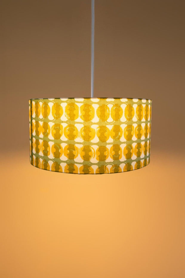 PENDANT LAMPS Marica Extra Large Drum Pendant (Green Pepper)