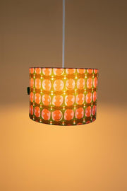 PENDANT LAMPS Marica Large Drum Pendant (Red Pepper)