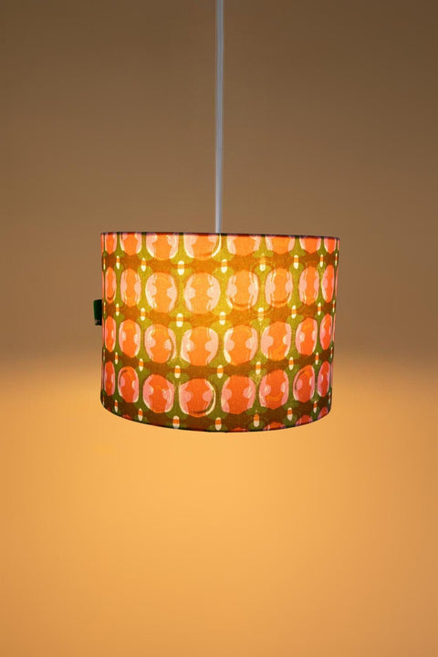 PENDANT LAMPS Marica Large Drum Pendant (Red Pepper)