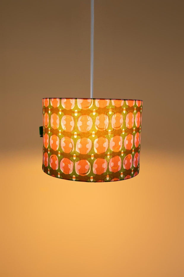 PENDANT LAMPS Marica Large Drum Pendant (Red Pepper)
