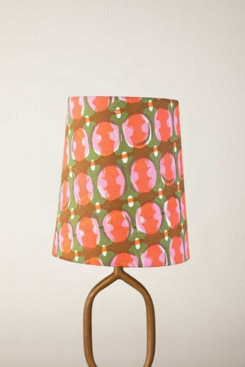 LAMPSHADES Marica Small Taper Lampshade (Red Pepper)