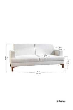 Boucle Off White Fabric
