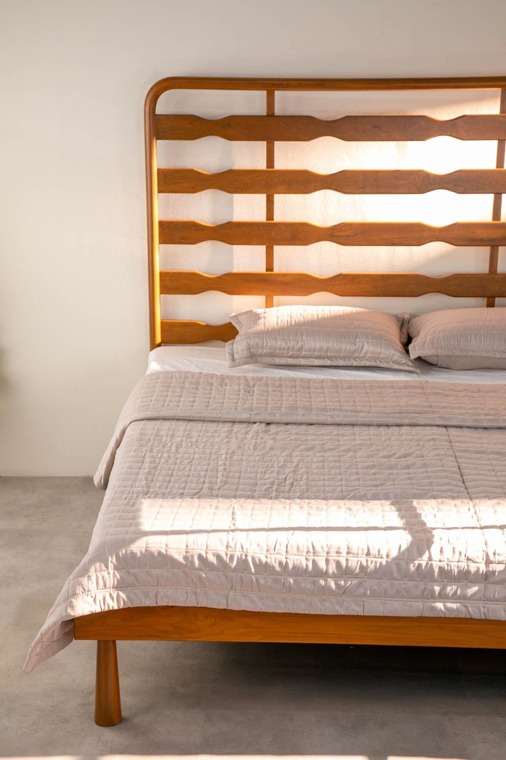 BEDS Marina Spindle Teak Wood Bed