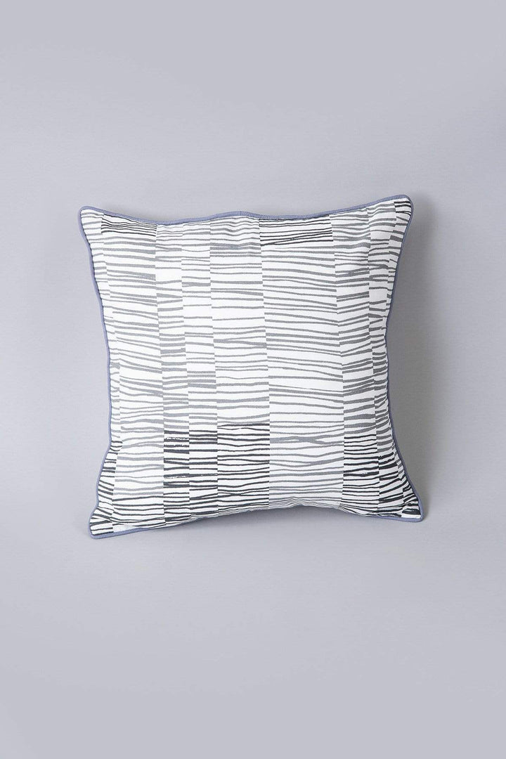 PRINT & PATTERN CUSHIONS Marine Drive Charcoal (41 Cm X 41 Cm) Cushion Cover