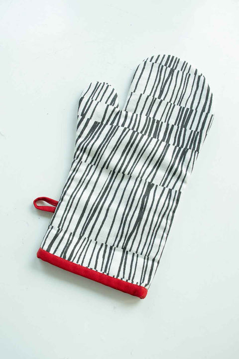 KITCHEN LINEN Marine Drive Oven Mitt