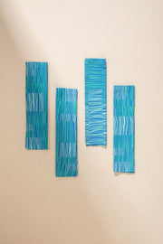NAPKINS Marine Drive  Water Blue Dinner Napkin (Set Of 4)