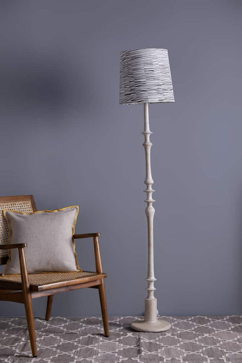 LAMPSHADES Marine Drive Medium Taper Lampshade (Charcoal)