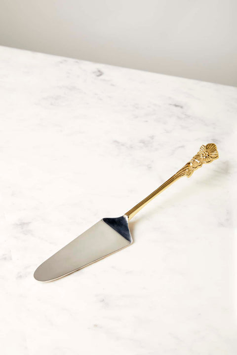 SERVING CUTLERY Matte Gold Cake Server