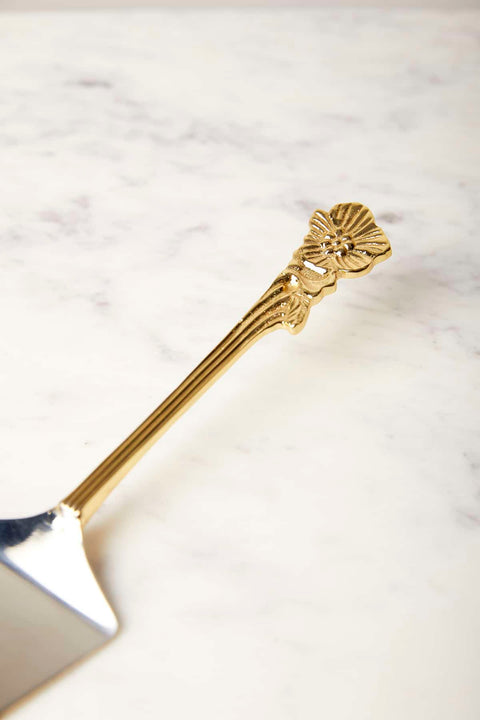 SERVING CUTLERY Matte Gold Cake Server