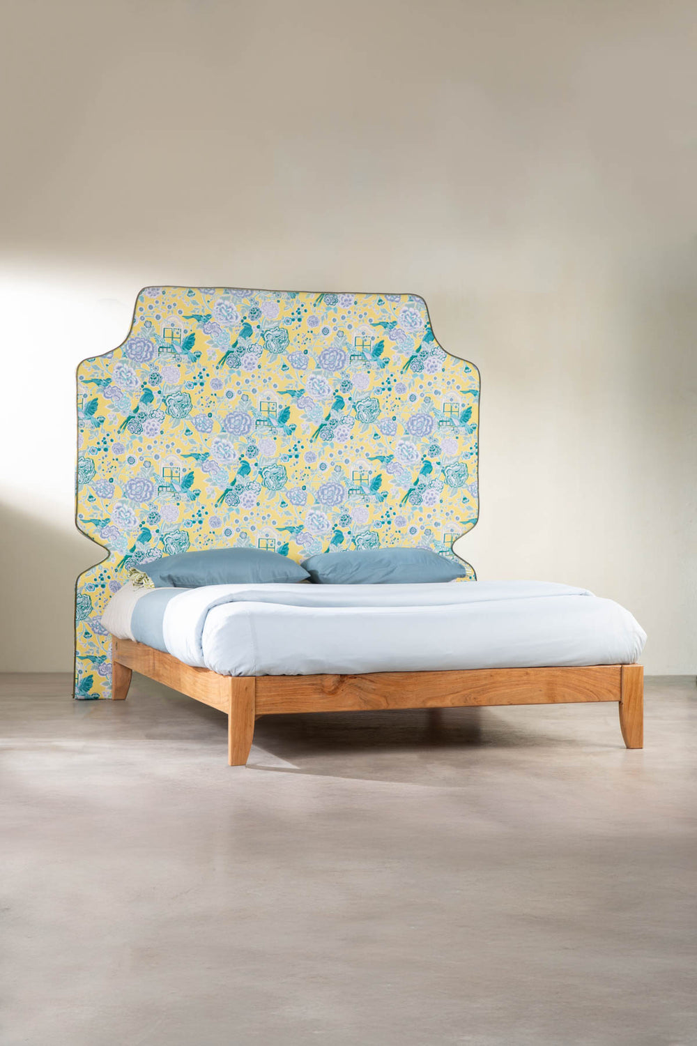 Damask Rose Yellow Fabric