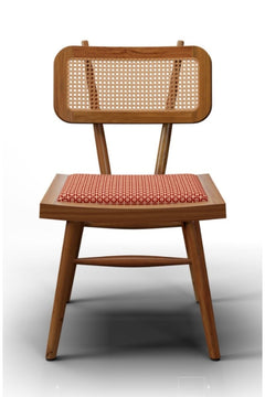 DINING CHAIRS Teak Wood And Wicker Chair